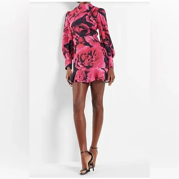 Express floral mini dress - Picture 5 of 5